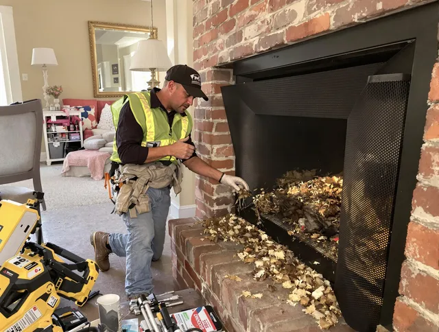 Safe screening installation by Brandon Chimney Sweep in Brandon, FL