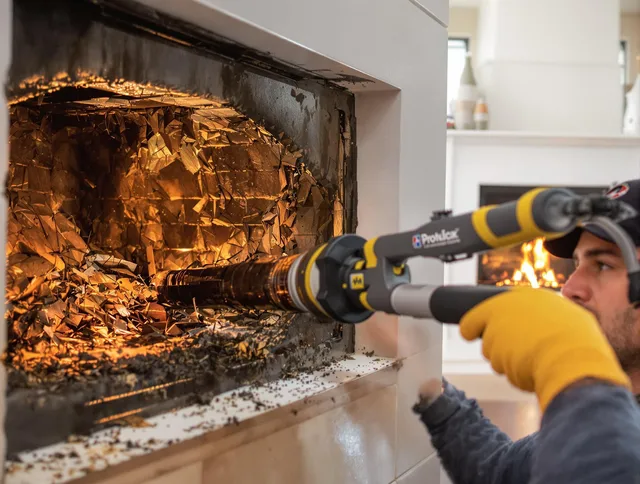 Professional chimney cleaning by Brandon Chimney Sweep in Brandon, FL