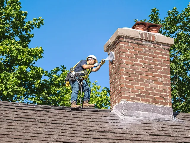 Brandon Chimney Sweep performing an inspection with advanced tools in Brandon, FL