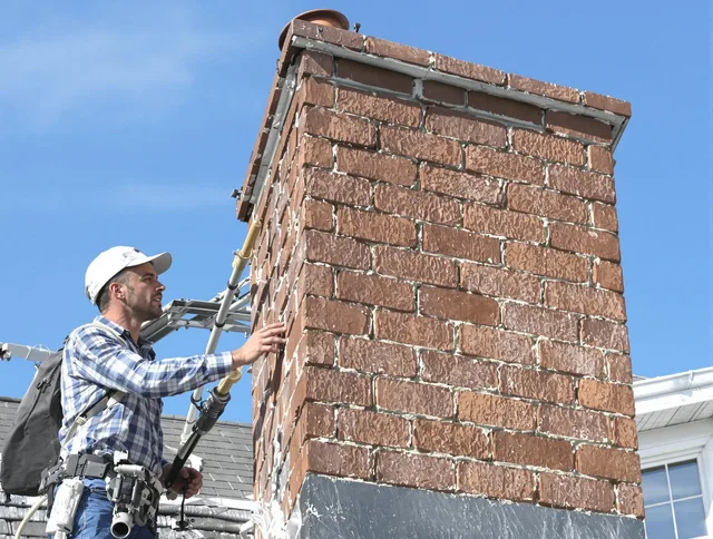 Brickwork for a chimney rebuild by Brandon Chimney Sweep in Brandon, FL