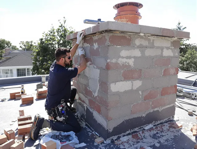 Advanced chimney repair process by Brandon Chimney Sweep in Brandon, FL