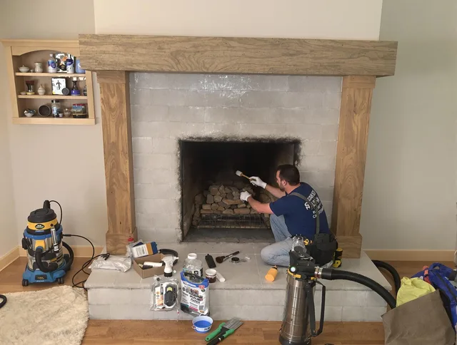 Detailed creosote removal process by Brandon Chimney Sweep in Brandon, FL