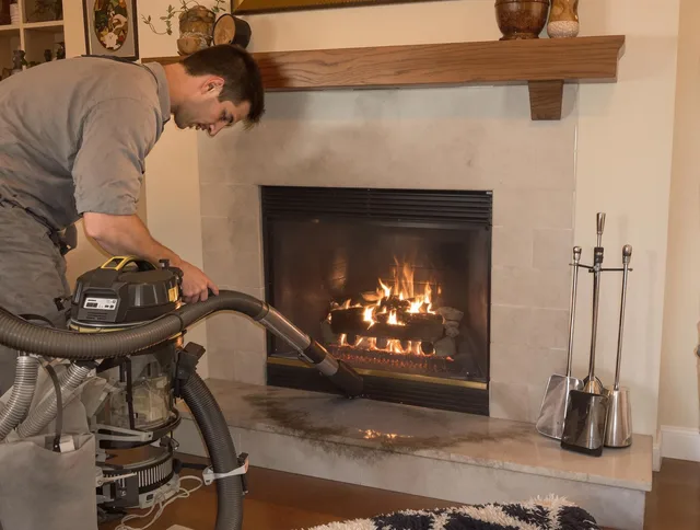 Routine fireplace upkeep by Brandon Chimney Sweep in Brandon, FL